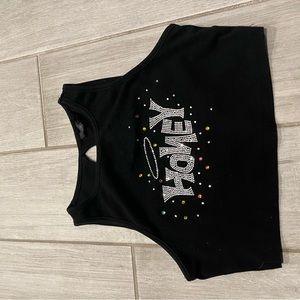 “Honey” cropped tank